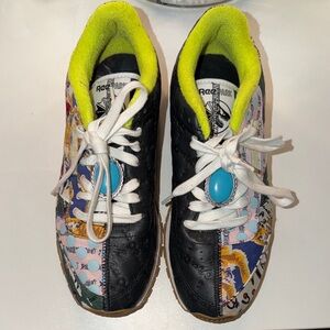 Reebok Multicolor Athletic Shoes with Black and Yellow
